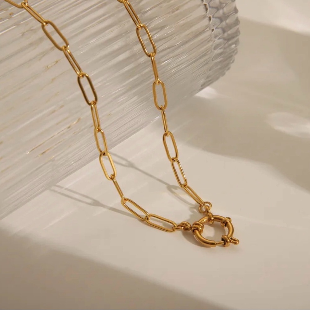 Elegant Gold Chain Necklace